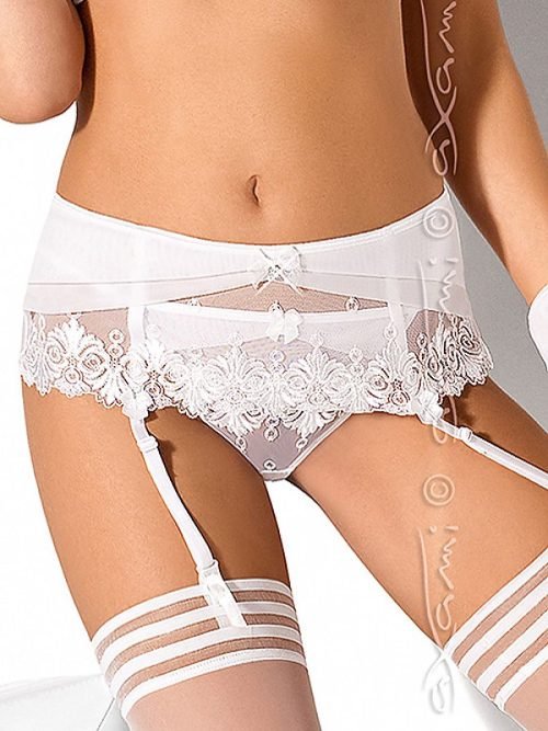 Diržas Axami  (balta) - Erotiniai aksesuarai, Seksualus apatinis trikotažas