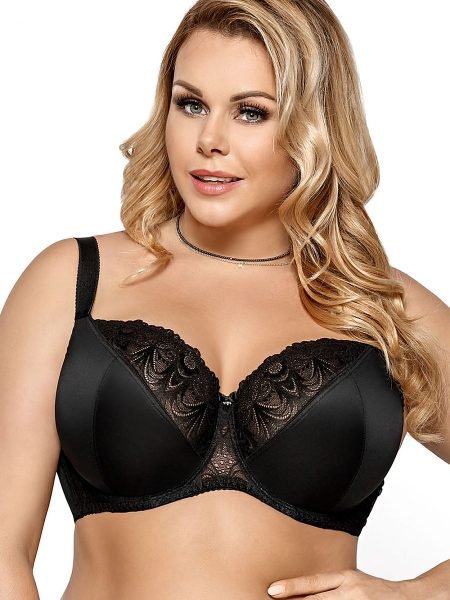 Minkšta liemenėlė Gorsenia Lingerie  (juoda) - Liemenėlės, Minkštos, pusiau minkštos