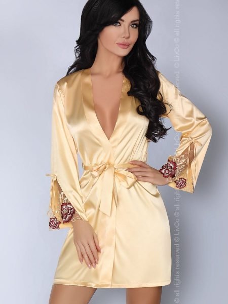 Chalatai / vonios chalatai Livia Corsetti Fashion  (geltona) - Chalatai, Seksualus apatinis trikotažas