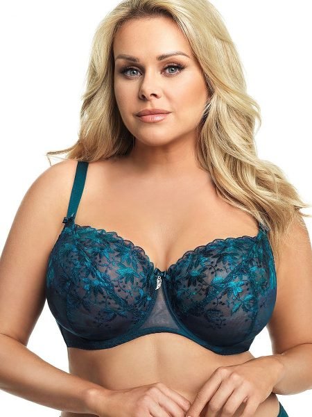 Minkšta liemenėlė Gorsenia Lingerie  (žalias) - Liemenėlės, Minkštos, pusiau minkštos