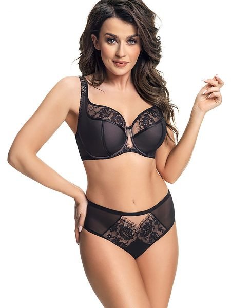 Braziliško stiliaus kelnaitės Gorsenia Lingerie  (juoda) - Braziliškos kelnaitės, Kelnaitės