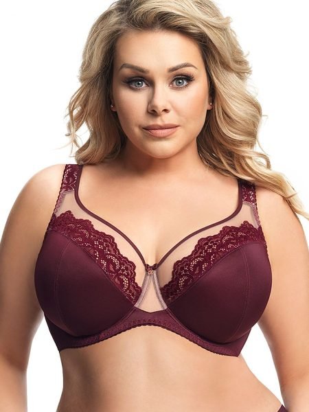 Minkšta liemenėlė Gorsenia Lingerie  (raudona) - Liemenėlės, Minkštos, pusiau minkštos