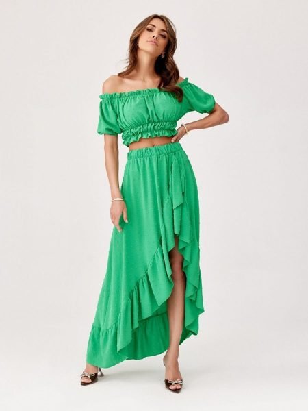Sijonas Roco Fashion  (žalias) - Maxi, Mini, Sijonai