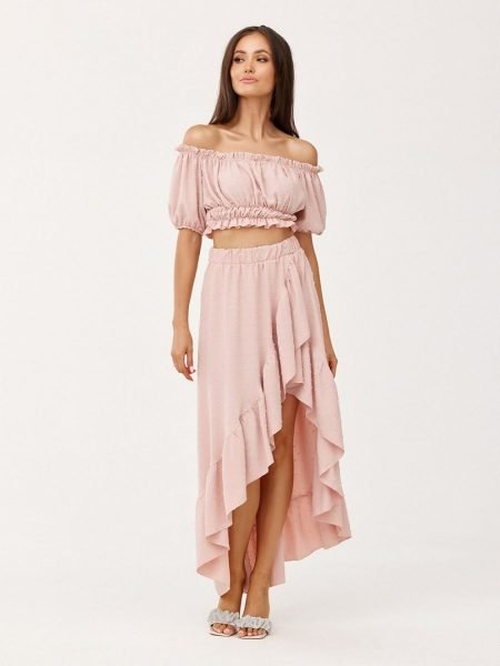 Sijonas Roco Fashion  (rožinė) - Maxi, Mini, Sijonai