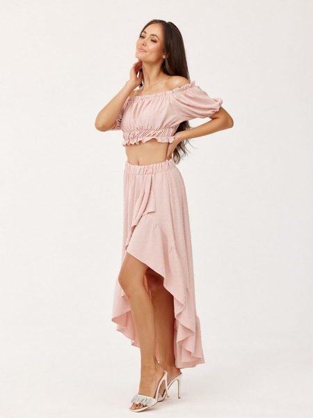 Sijonas Roco Fashion  (rožinė) - Maxi, Mini, Sijonai