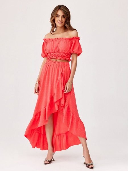 Sijonas Roco Fashion  (raudona) - Maxi, Mini, Sijonai
