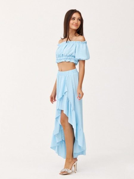Sijonas Roco Fashion  (mėlyna) - Maxi, Mini, Sijonai