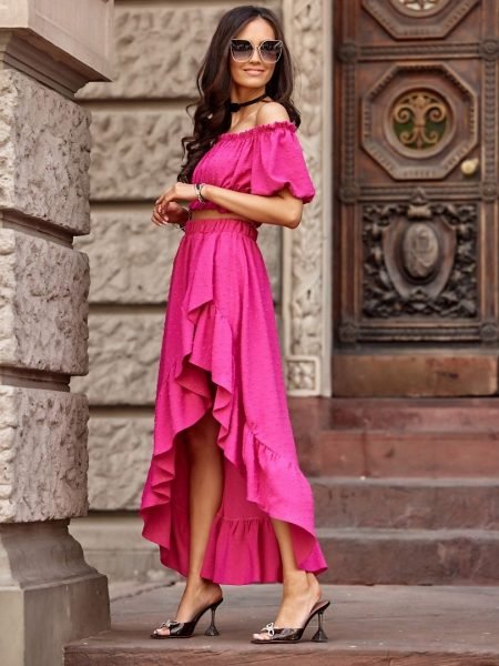 Sijonas Roco Fashion  (rožinė) - Maxi, Mini, Sijonai