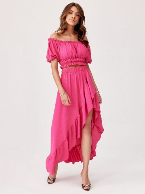 Sijonas Roco Fashion  (rožinė) - Maxi, Mini, Sijonai