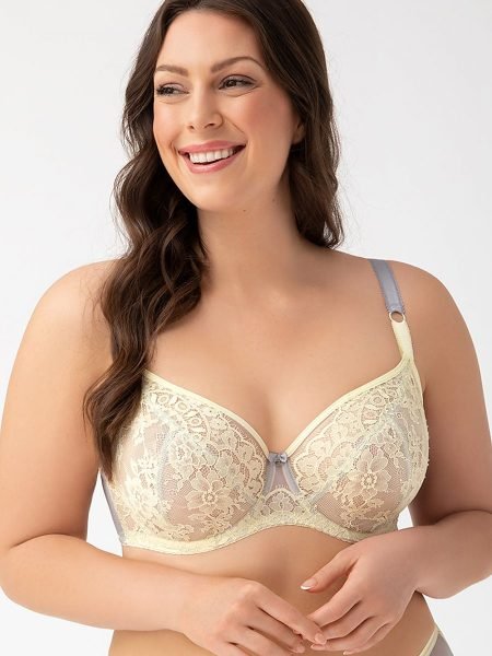 Minkšta liemenėlė Gorsenia Lingerie  (geltona) - Liemenėlės, Minkštos, pusiau minkštos