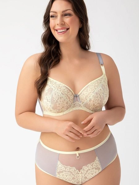 Minkšta liemenėlė Gorsenia Lingerie  (geltona) - Liemenėlės, Minkštos, pusiau minkštos