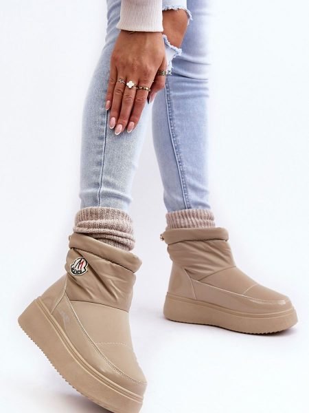 Šilti batai Step in style  (smėlio spalvos) - Ilgaauliai, aulinukai, Šilti batai