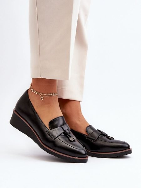 Batai Step in style  (juoda) - Bateliai, Su platforma