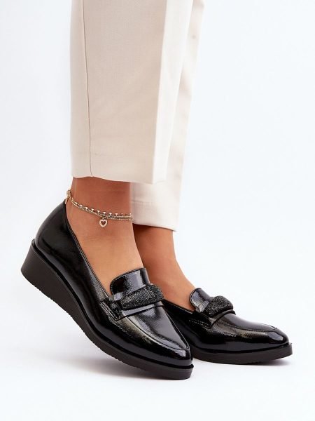 Batai Step in style  (juoda) - Bateliai, Su platforma