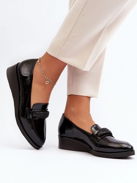 Batai Step in style  (juoda) - Bateliai, Su platforma