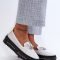Mokasinai Step in style  (balta) - Bateliai, Su platforma