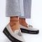 Mokasinai Step in style  (pilka) - Bateliai, Su platforma