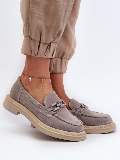 Mokasinai Step in style  (pilka) - Bateliai, Mokasinai
