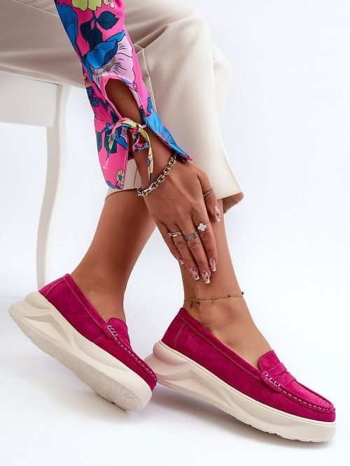 Mokasinai Step in style  (rožinė) - Bateliai, Mokasinai, Su platforma