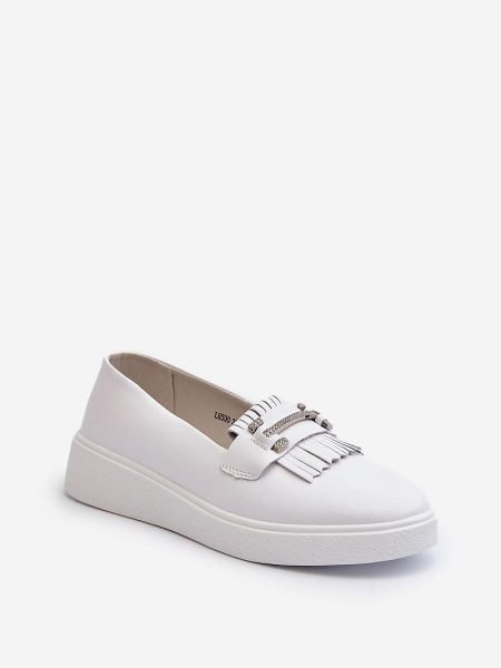 Mokasinai Step in style  (balta) - Bateliai, Mokasinai, Su platforma