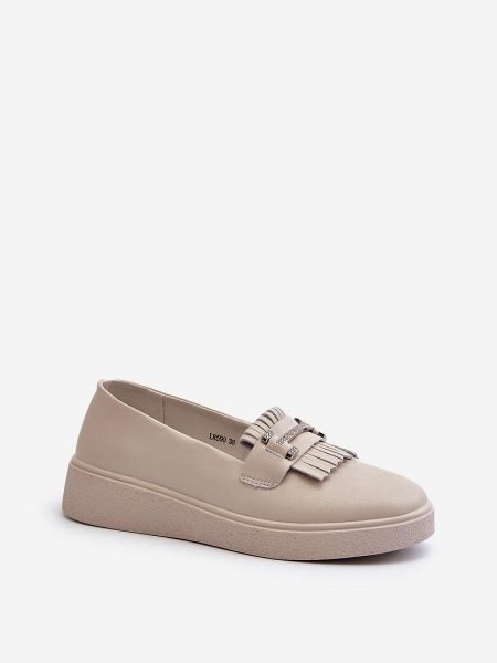 Mokasinai Step in style  (smėlio spalvos) - Bateliai, Mokasinai, Su platforma