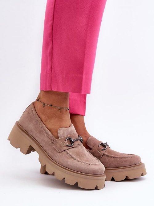 Bateliai Step in style  (smėlio spalvos) - Bateliai, Su kulnu