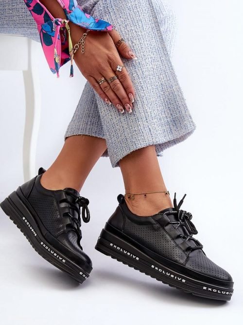 Bateliai Step in style  (juoda) - Bateliai, Bateliai, Su platforma
