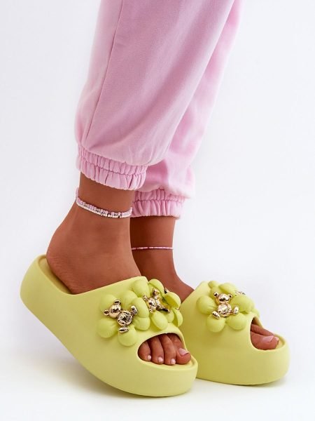 Šlepetės Step in style  (žalias) - Šlepetės, basutės, Su platforma