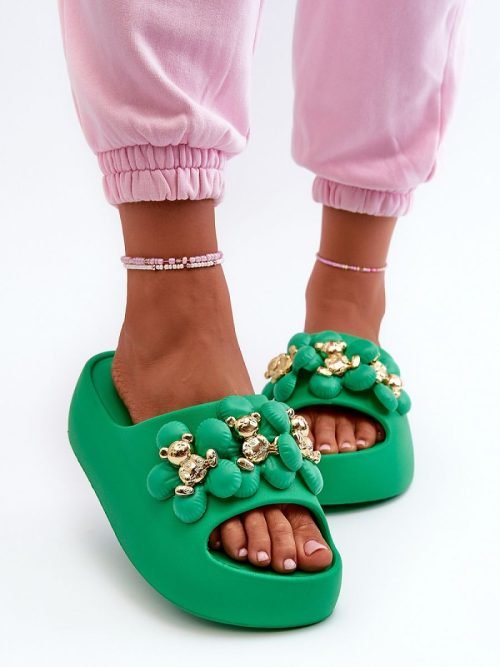 Šlepetės Step in style  (žalias) - Šlepetės, basutės, Su platforma