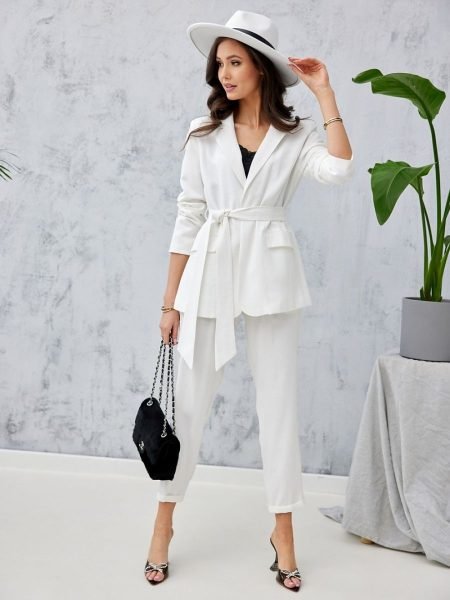 Moteriškos kelnės Roco Fashion  (smėlio spalvos) - Kelnės, Oficialios