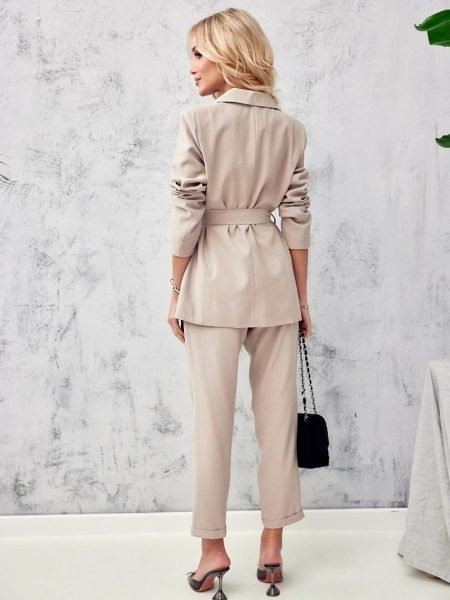 Moteriškos kelnės Roco Fashion  (smėlio spalvos) - Kelnės, Oficialios