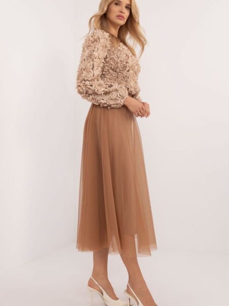 Sijonas Italy Moda  (rudos spalvos) - Maxi, Sijonai