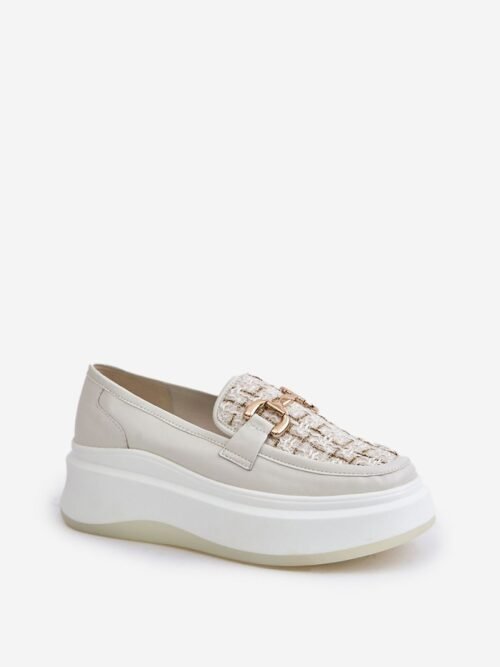 Bateliai Step in style  (smėlio spalvos) - Bateliai, Su platforma