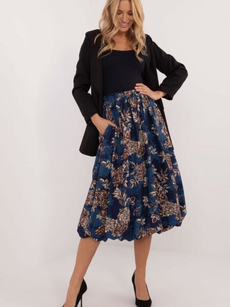 Sijonas Italy Moda  (mėlyna) - Midi, Sijonai