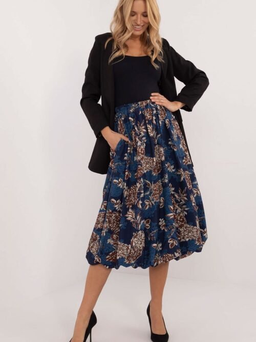 Sijonas Italy Moda  (mėlyna) - Midi, Sijonai