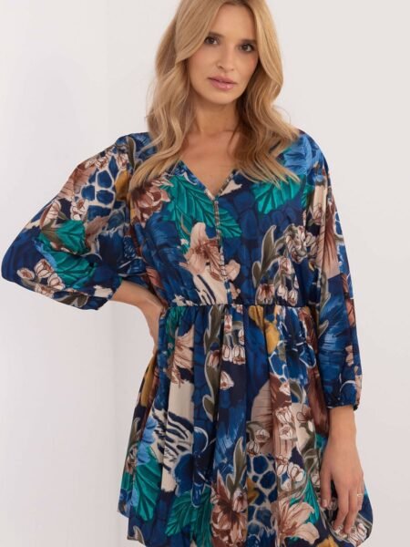 Dieninė suknelė Italy Moda  (mėlyna) - Laisvalaikiui, Suknelės