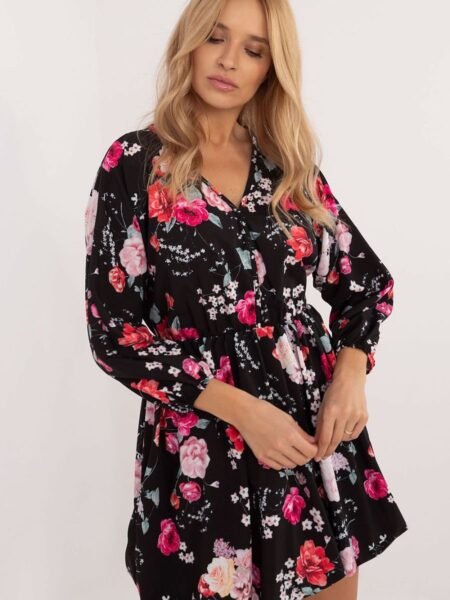 Dieninė suknelė Italy Moda  (juoda) - Laisvalaikiui, Suknelės