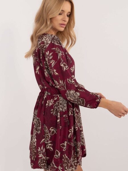 Dieninė suknelė Italy Moda  (bordinė) - Laisvalaikiui, Suknelės
