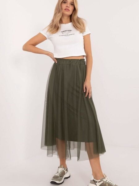 Sijonas Italy Moda  (žalias) - Maxi, Sijonai