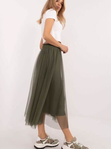 Sijonas Italy Moda  (žalias) - Maxi, Sijonai