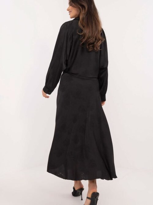 Sijonas Italy Moda  (juoda) - Maxi, Sijonai