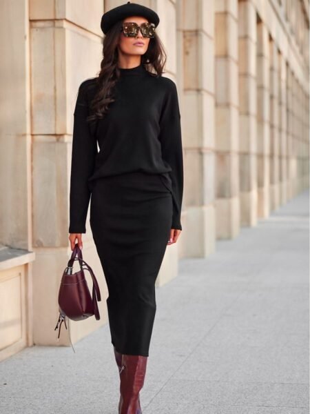 Sijonas Roco Fashion  (juoda) - Maxi, Sijonai