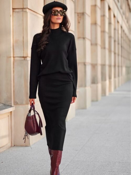Sijonas Roco Fashion  (juoda) - Maxi, Sijonai