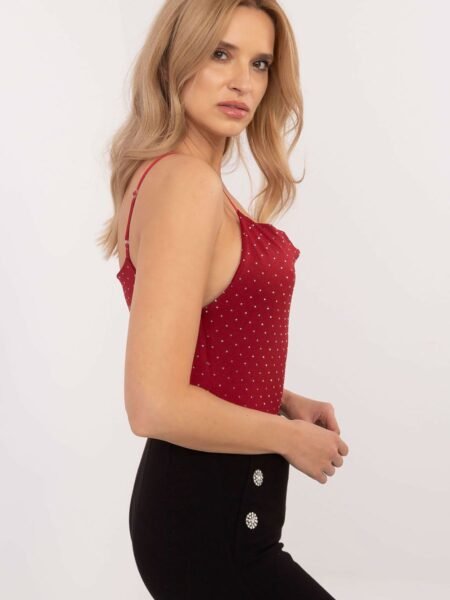 Maikutė Italy Moda  (raudona) - Marškinėliai, Marškinėliai be rankovių