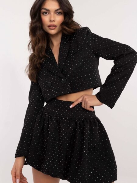 Trumpas sijonas Italy Moda  (juoda) - Mini, Sijonai