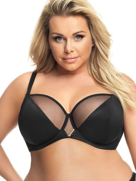 Minkšta liemenėlė Gorsenia Lingerie  (juoda) - Liemenėlės, Minkštos, pusiau minkštos
