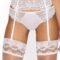 Stringai Mat  (balta) - Seksualūs apatiniai, Seksualus apatinis trikotažas