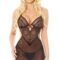 Seksualus rinkinys SoftLine Collection  (juoda) - Seksualus apatinis trikotažas, Seksualūs rinkiniai