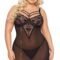 Seksualus rinkinys SoftLine Collection  (juoda) - Seksualus apatinis trikotažas, Seksualūs rinkiniai