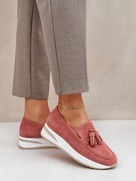 Mokasinai Step in style  (rožinė) - Bateliai, Mokasinai